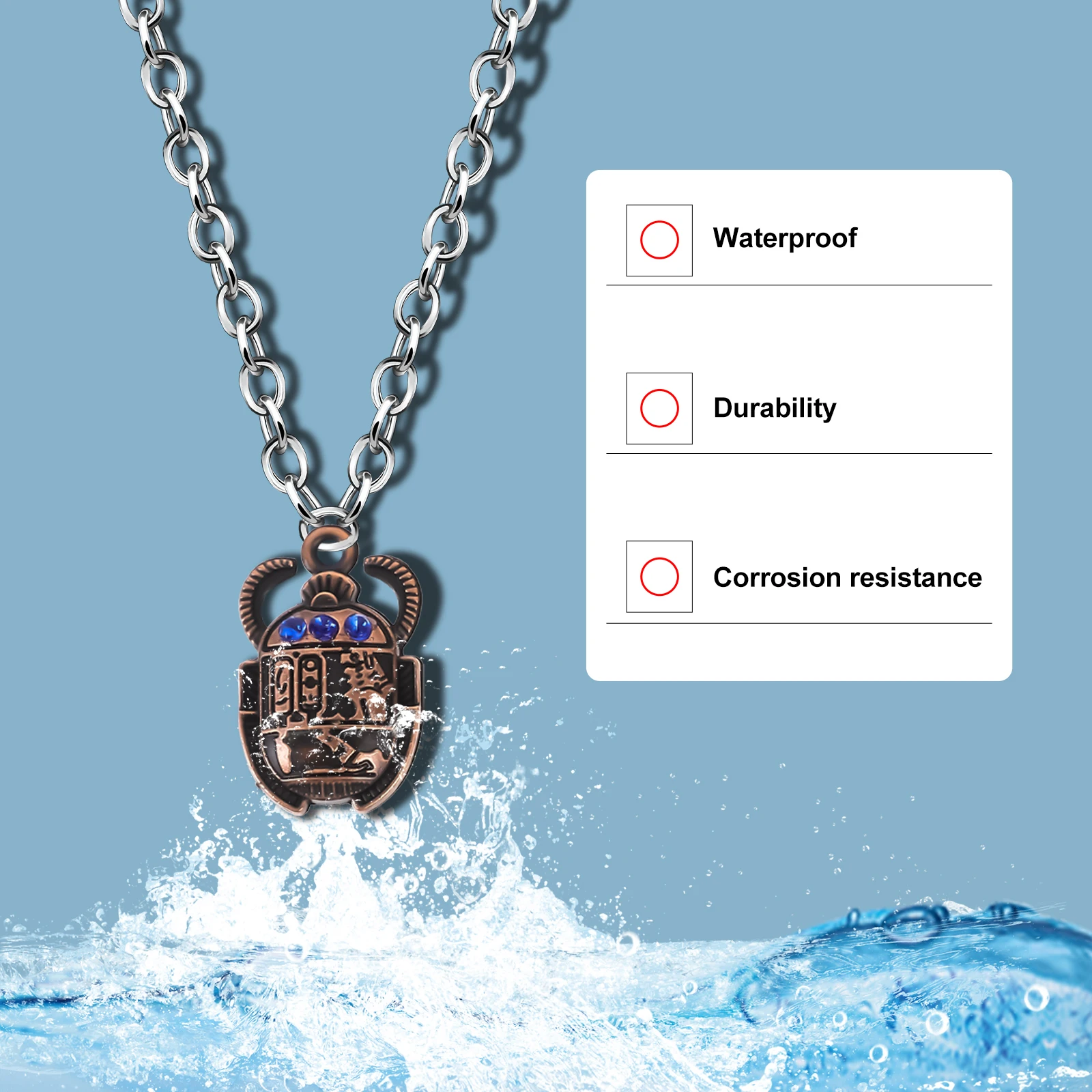 

40pcs Beetle Charm Pendant Metal Key Chain Hanging Diy Jewelry Bracelet Necklace Accessories Crafts Durable Alloy