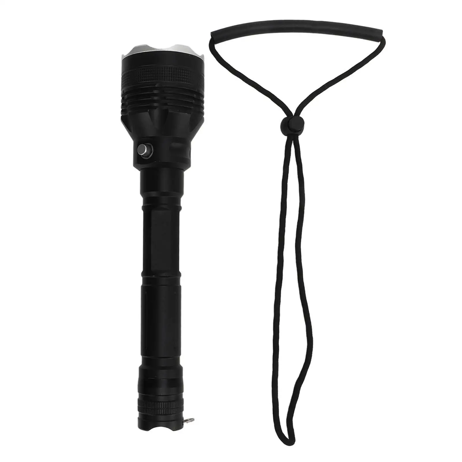 8000LM LED Diving Flashlight with Lanyard - Durable Anti-Wear Coating & 3 Modes for underwater Photography