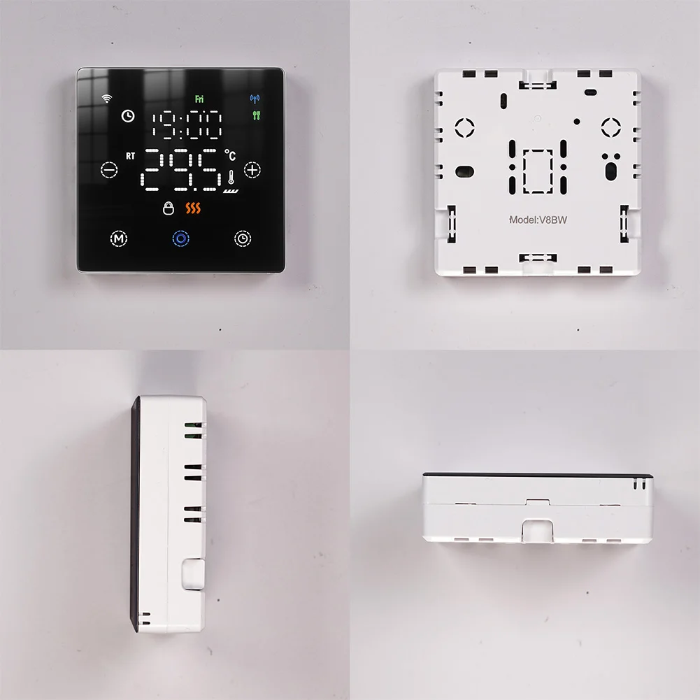 

Battery Powered Thermostat WiFi Temperature Controller PC ABS Material Temperature Setting Range 5-95 C For Energy Efficiency