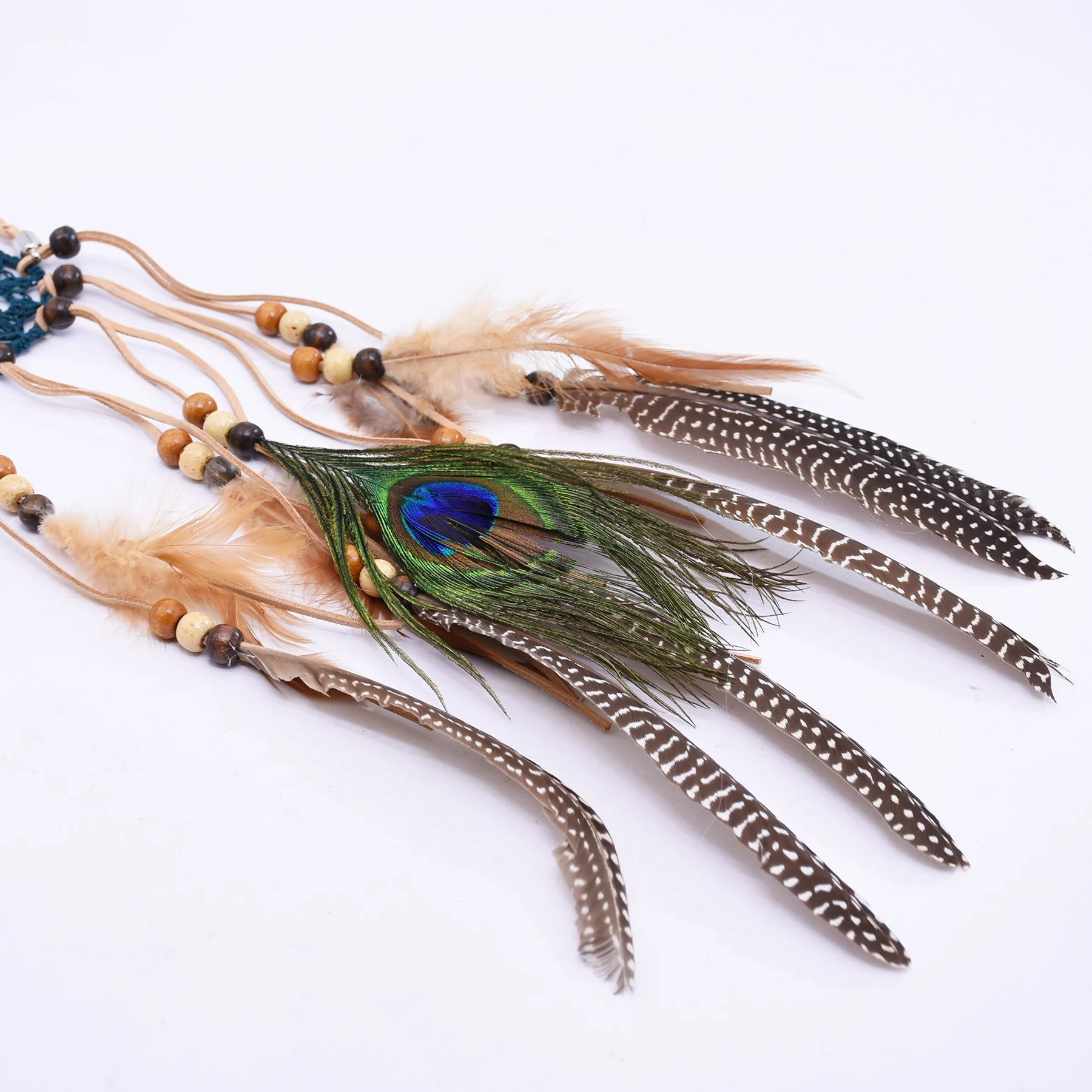 Bohemian Peacoke Feather Hair - Travel Accessories Jewelry ulasan dan harga