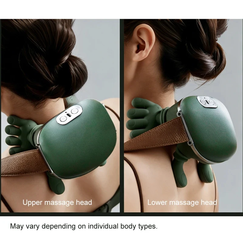 Bionic Finger Neck Shoulder Trapezius Muscle Relax Massager Neck Cervical Kneading Massage Shawl Brushless Motor Neck masajeador image 4