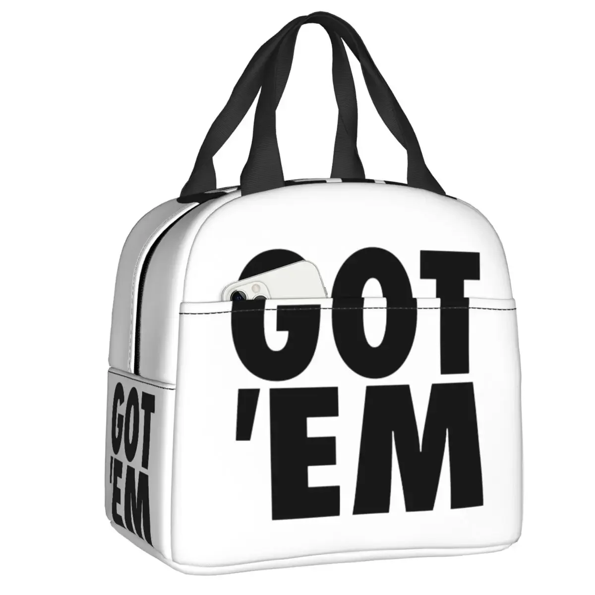 Got Em-Lunch Bag Isolado para Mulheres e Crianças, Refrigerador à Prova de Fugas, Caixa Térmica, Escritório, Trabalho, Escola, Piquenique, Comida Bento