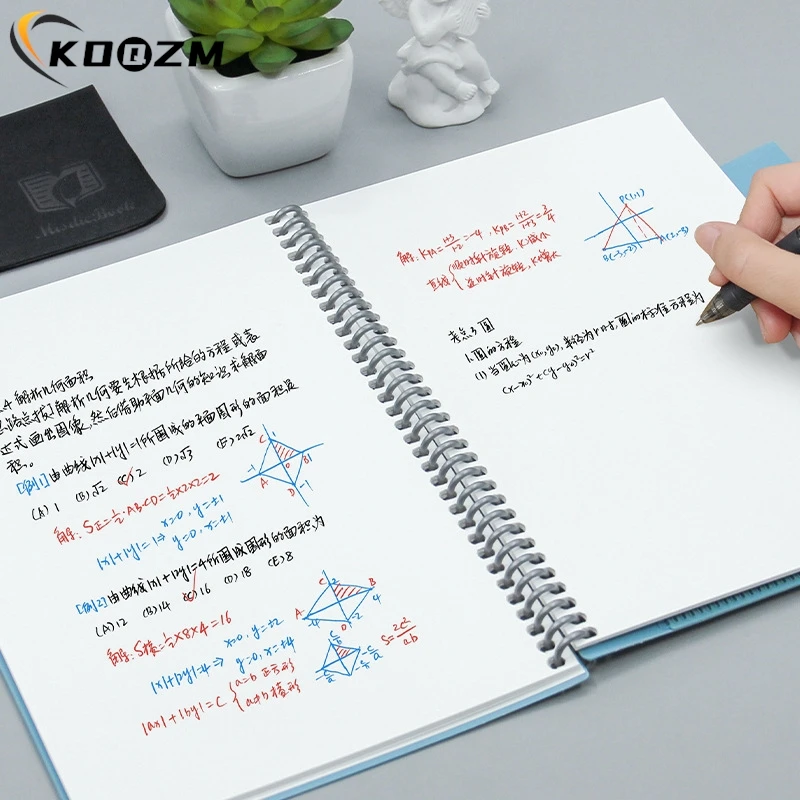 Whiteboard Notebook A5 Reusable Whiteboard Notebook With Free Whiteboard Pen Erasing Cloth Weekly Planner Portable Notebooks