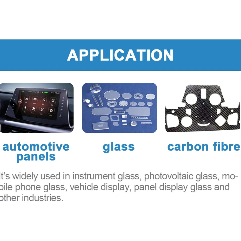 Perfect Laser Glass Cutting Machine For Different Glasses Panel 532nm Fiber Laser Cutter With 17 Inch Screen CCD Easy Operation