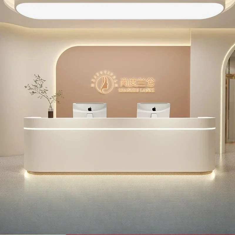 Beauty salon Bar checkout page Medical beauty clinic Reception desk Skin management center Service desk Company front desk Simpl