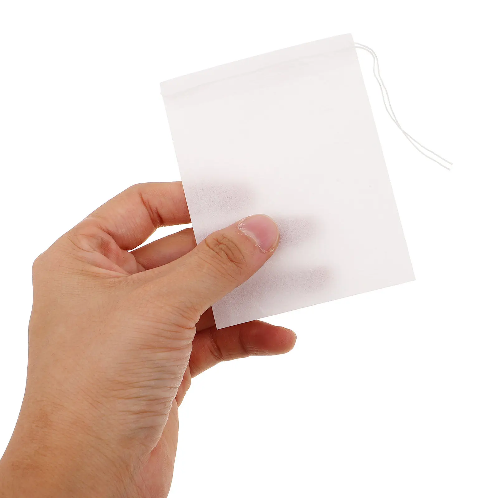 Tea Filter Bags 300PCS Disposable Drawstring Empty Sachets Food Grade Nonwoven for Loose Tea Coffee Spices