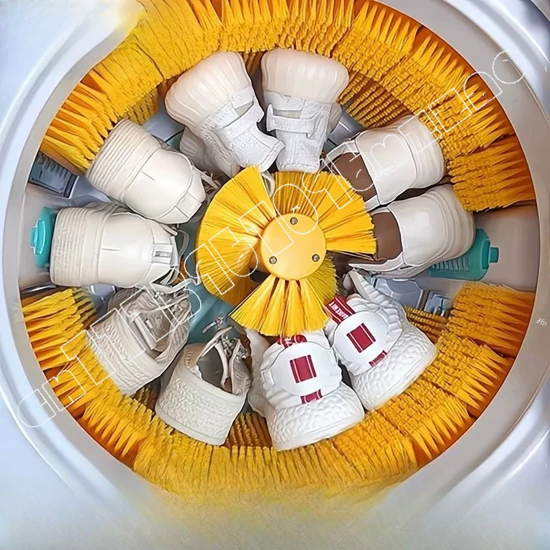 Semi-automatic Shoe Washing Machine Full Wall Brush Small Shoe Brushing Machine Elution Integrated Automatic Laundry