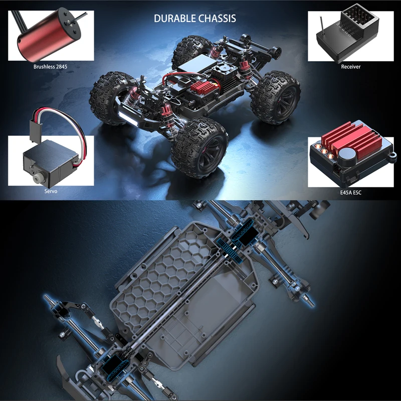 Hyper Go MJX 16207 16208 16209 16210 1/16 4WD RC Car 2.4G High Speed Drift Cars Brushless RC Racing Car Off-Road Truck Toys