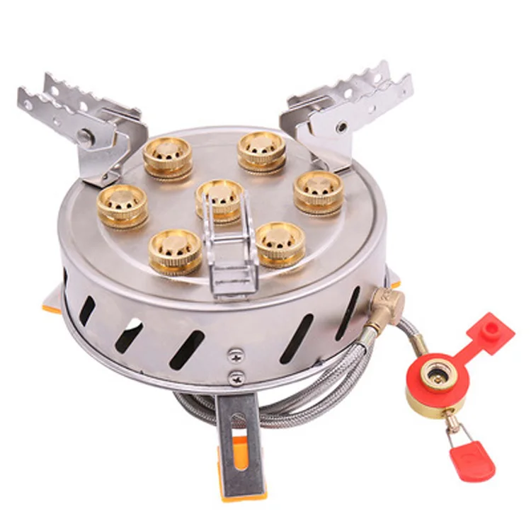 

2022 Factory direct sales butane stove seven stars camping gas stove high power outdoor camping stove