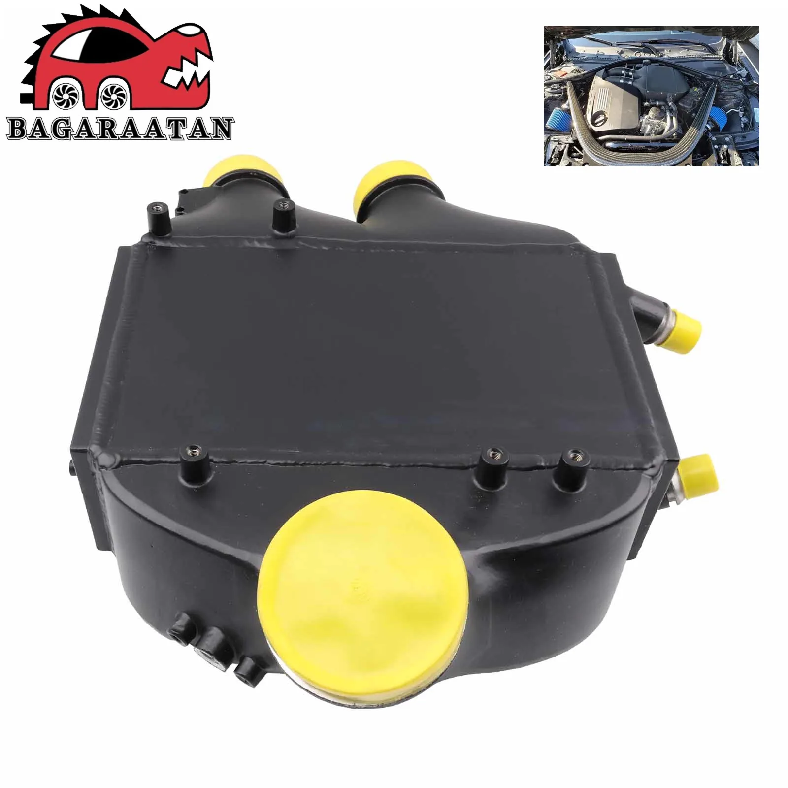 

Increase Core Size Upgrade liquid-to-air Cooler Top Mount Air Cooler Intercooler Dual Pass Charge For 2015-2021 BMW M3 M4 F80