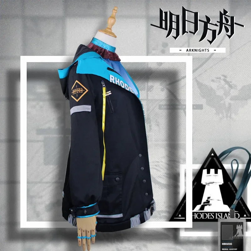 2025 애니메이션 Arknights COS Amiya 스팟 상품 코스프레 의상 여성 가발 귀 신발 완전한 세트 게임 학생 할로윈 역할 놀이