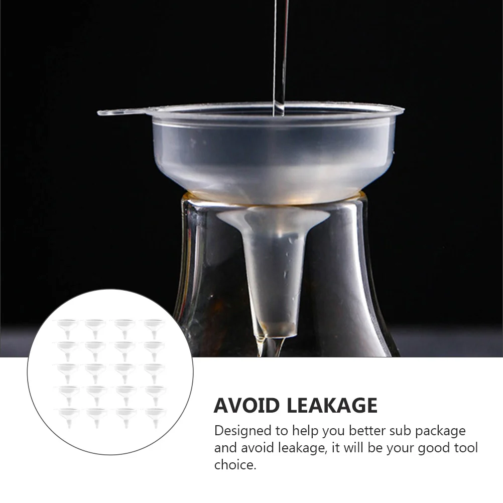 

30pcs Transfer Funnels Mini Liquid Filling Tools For Essential Oils Perfume Lotion Body Moisturizer Household