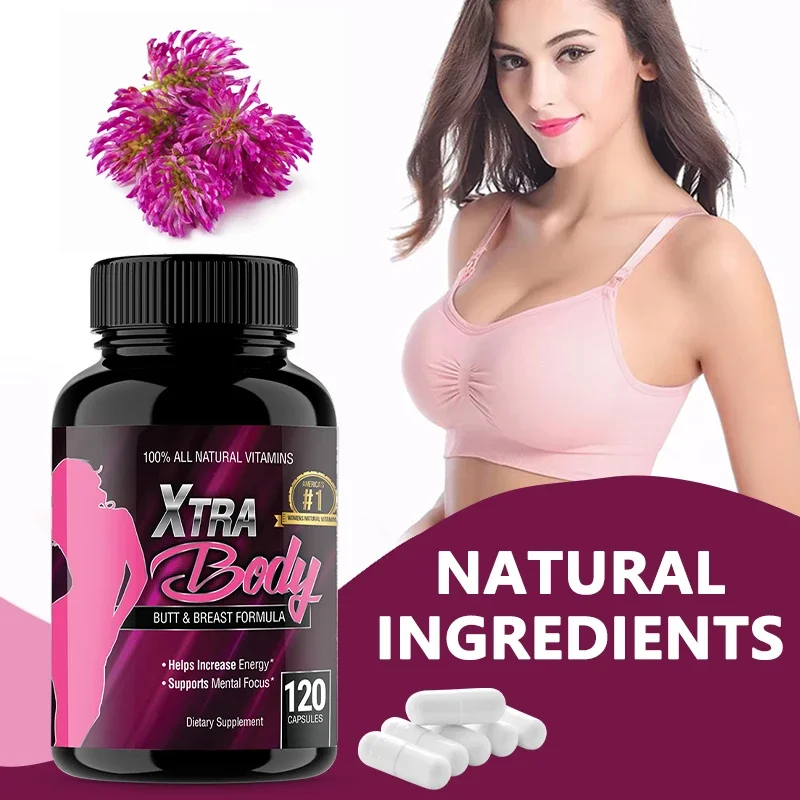 Butt and Bust Formula - Vitamin Supplement Helps Firm and Tone Butt and Bust Curves, Increases Energy, Supports Mental Focus