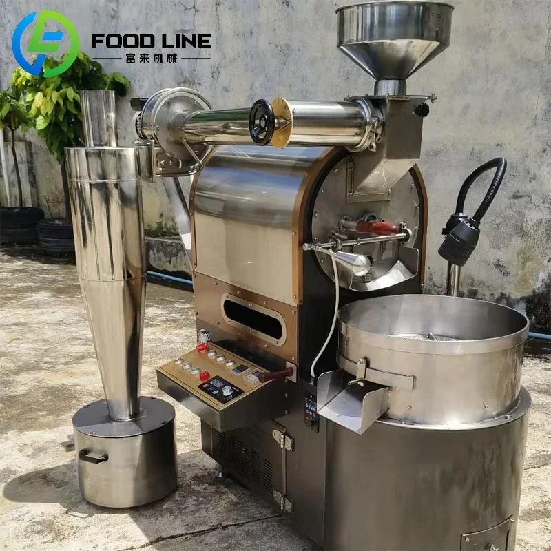التجارية 1 كجم 5 كجم 10 كجم 50 كجم آلة تحميص حبوب البن للمقاهي المحمصة المتخصصة المقاهي والاستخدام المنزلي
