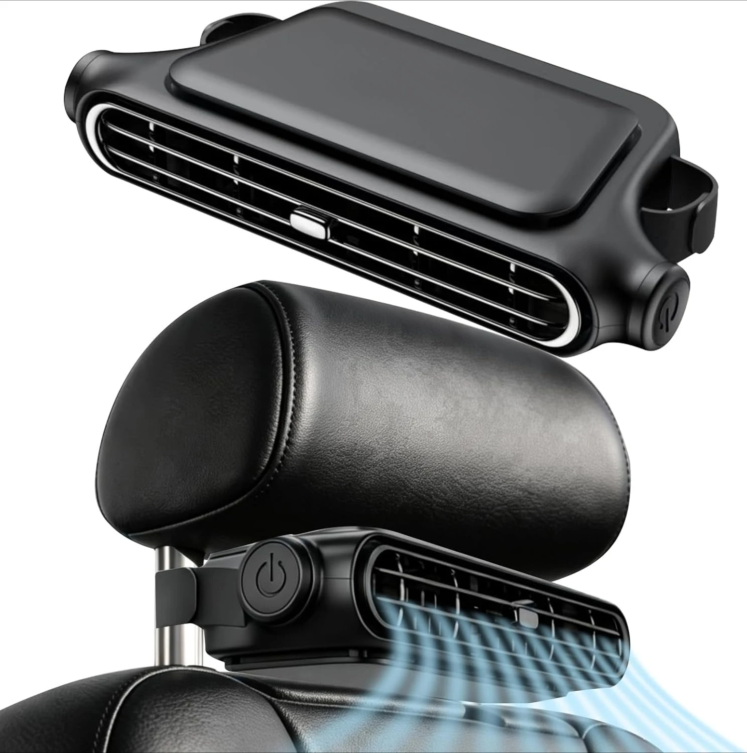 2026 New Upgrade Car Seat Fan With Battery.with Seat Back Cooling Airflow For Drivers, 3-speed Quiet Rear Seat Fan For Passenger