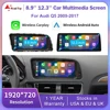 무선 CarPlay 안드로이드 자동 Airplay 기능을 갖춘 Audi Q5 2009-2017 용 도로 탑 카 멀티미디어 라디오 Linux 터치 스크린 1