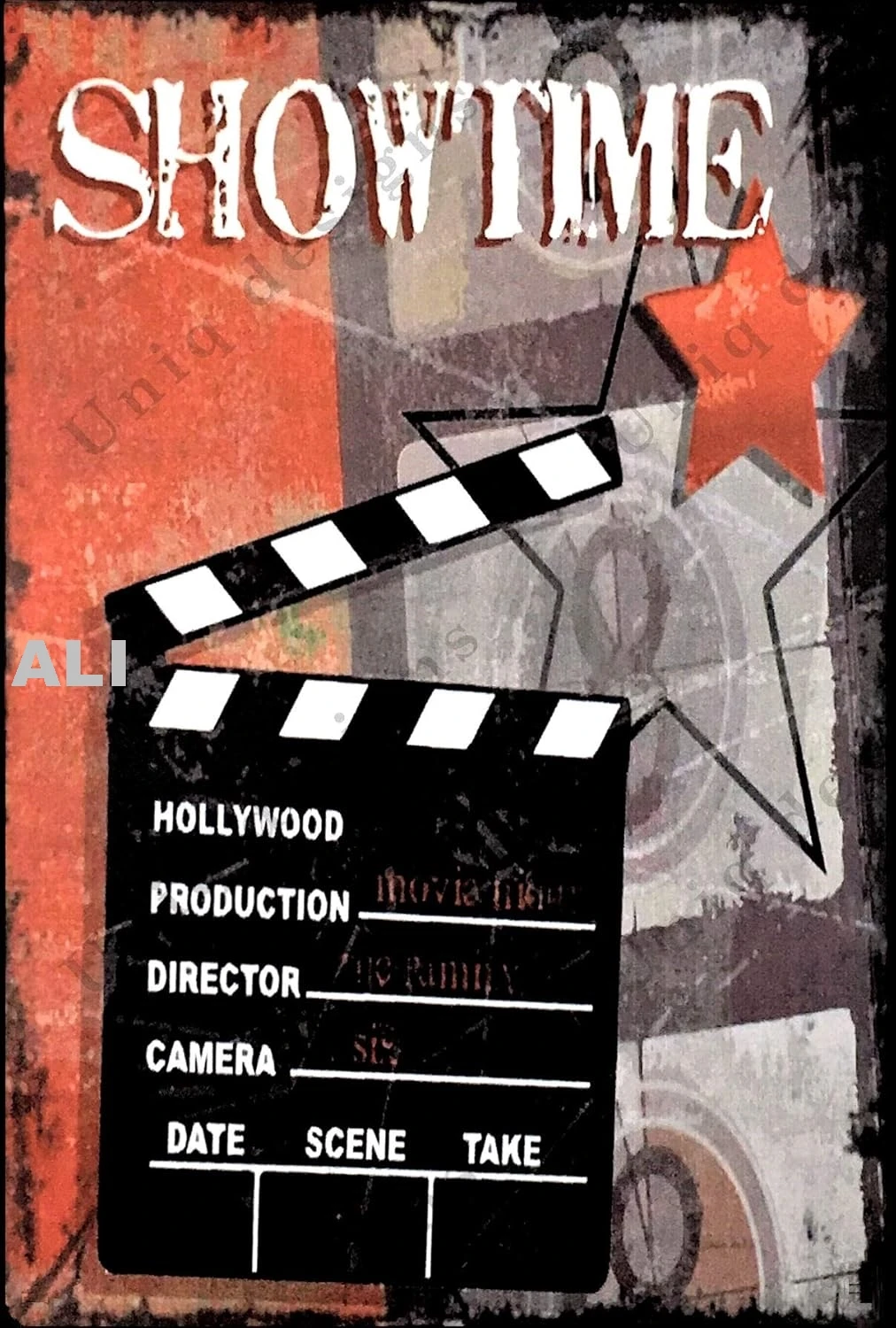 Home Cinema Room Accessories - Decoración de cine SHOWTIME, decoración de