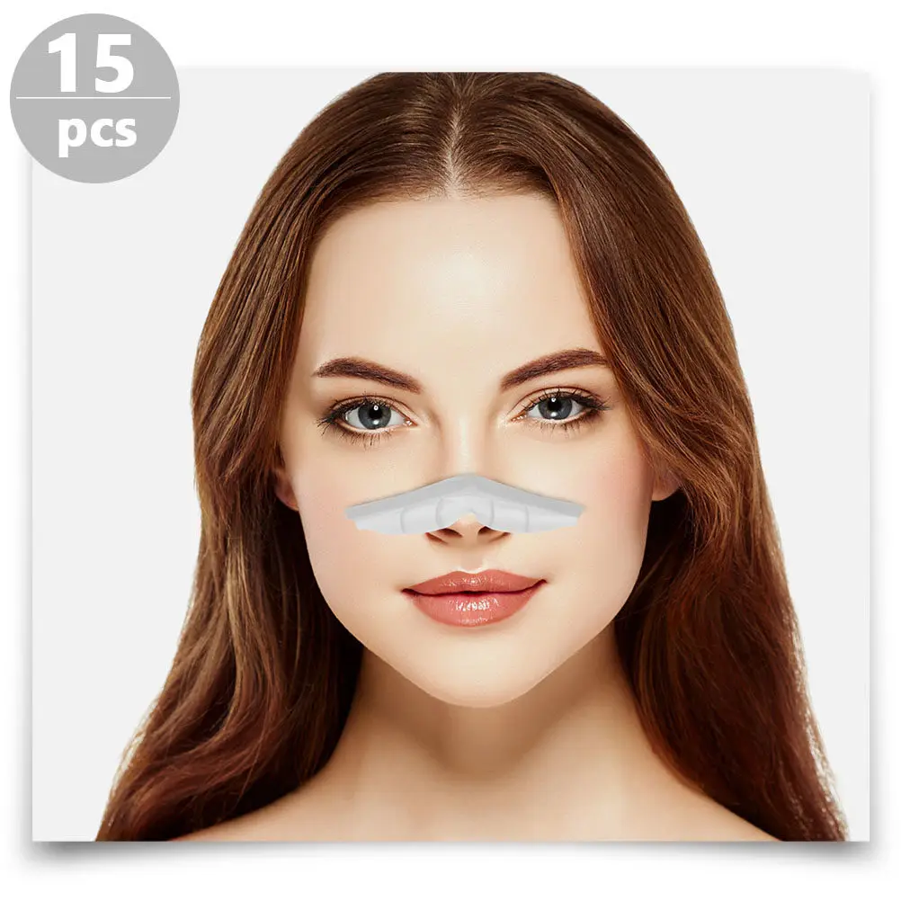 15 Pcs Glasses Prevent Fogging Nose Strip Eyeglasses Wearing Accessory Anti-fogging Strips Mask Bridge White
