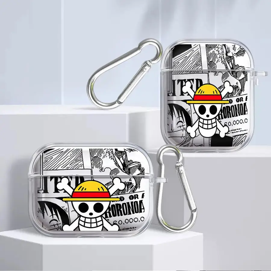 Case For Airpods 4 Pro2 2 1 Pro 3 Pro3 Clear Earphone Cases Cover OneS P-ieceS Cool Logo
