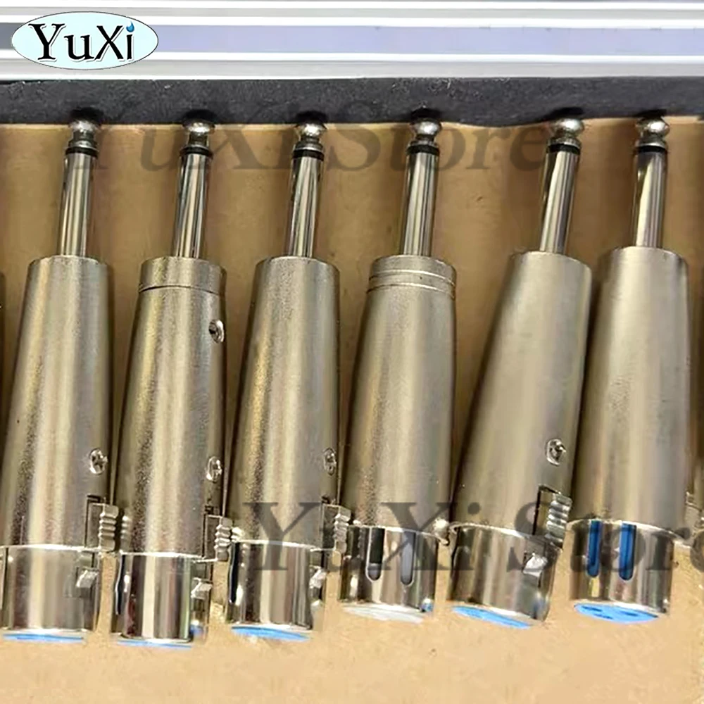 1/2 قطعة مطلي بالنيكل 3Pin XLR أنثى إلى 1/4 6.35 مللي متر ذكر جاك التوصيل ستيريو ميكروفون محول موصل TRS TS إلى XLR محول