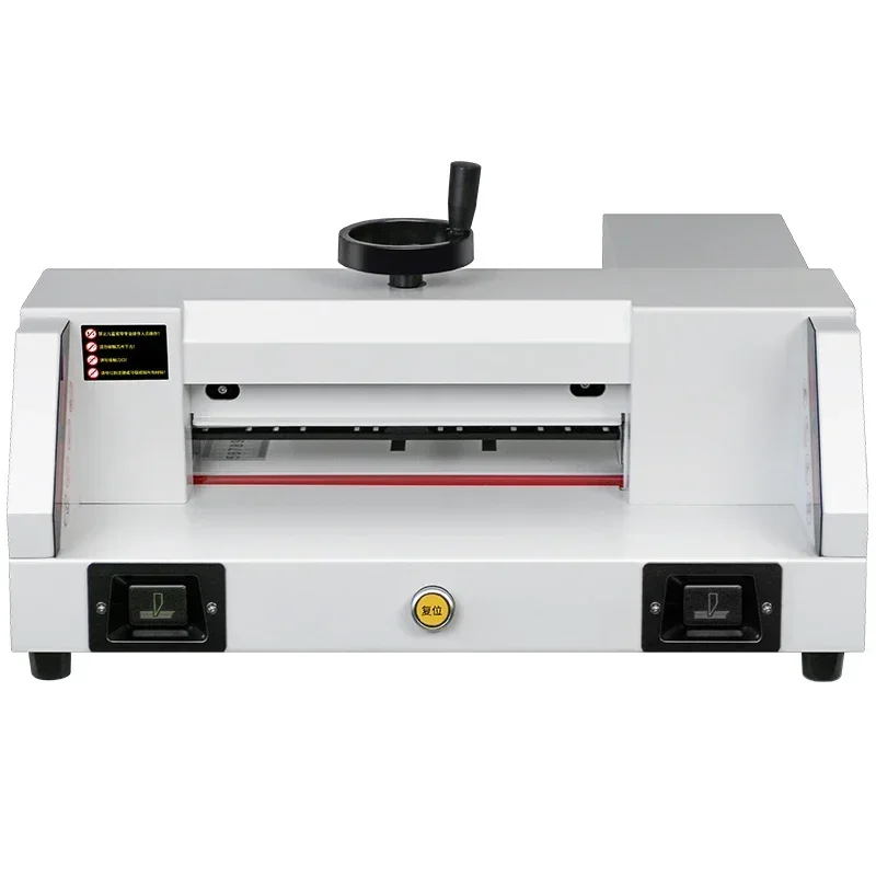 220v Electric QZ320 Desktop Electric Paper Cutter Automatic Paper Cutter Heavy Paper Cutter Document Tender