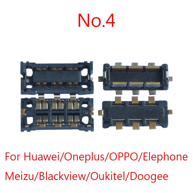 10PCS FPC Connector Battery On Board For HUAWEI Honor Xiaomi Redmi Meizu OPPO VIVO Lenovo Samsung Sony ASUS LG Pixel Clip Holder