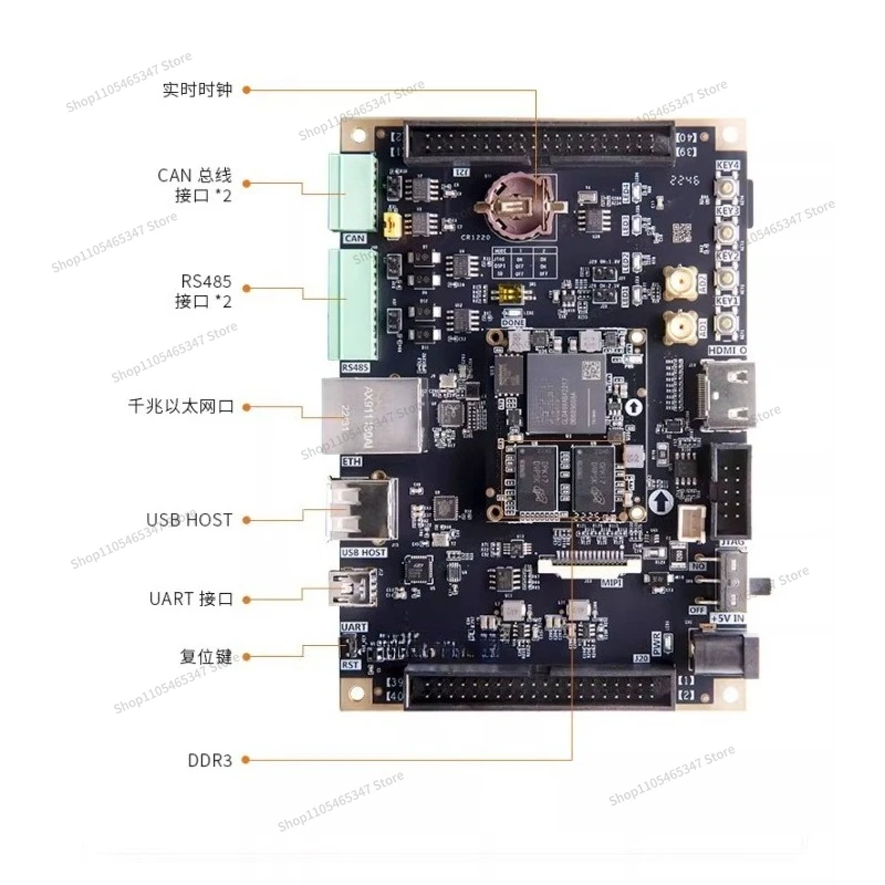 For Black Gold FPGA Development Board Zynq Development Board 7020 7010 7000 Linux ARM