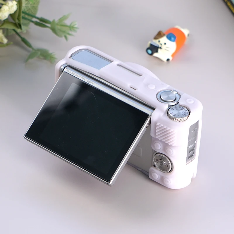 카메라 실리콘 케이스, 캐논 SX730 SX740 용, 소프트 실리콘 보호대 카메라 커버 케이스, 전신 가방 베이스 플레이트, 방진 방수