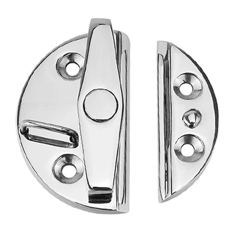 2PCS Marine Edelstahl 316 Boot Tür Schrank Luke Runde Drehen Taste Twist Catch Latch Marine Hardware Zubehör