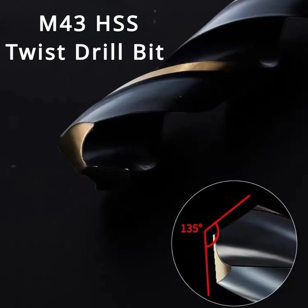 M43 HSS Twist Drill Bit Cobalt Set Cutting Tool Stainless Steel Aluminum Alloy 1mm 2mm 3mm 4mm 5mm 6mm 7mm 8mm 9mm