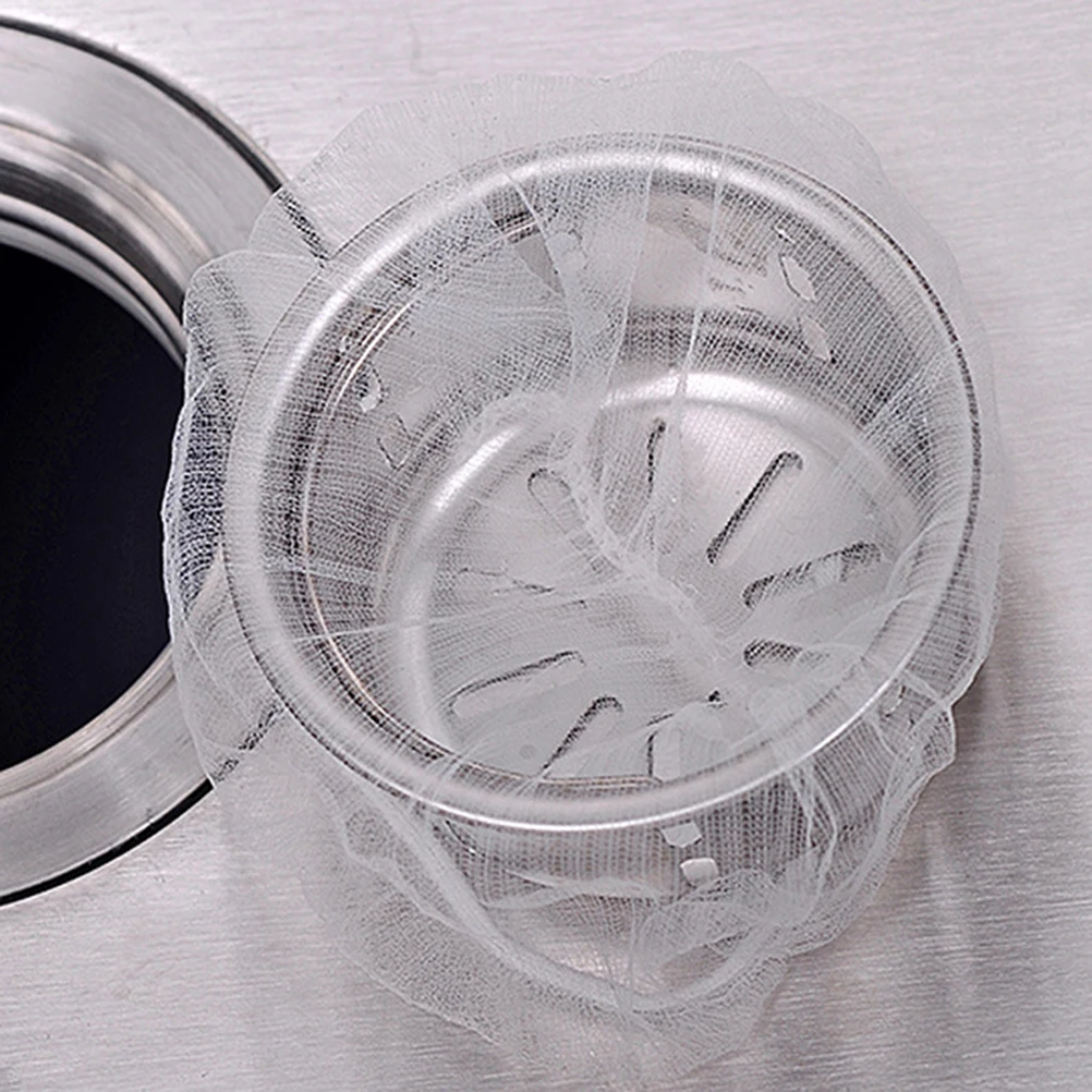 

30pcs Mesh Water Drain Strainer Net For Kitchen Sewer Blockage Removal Hair Garbage Separator Easy Cleaning Home Restaurant