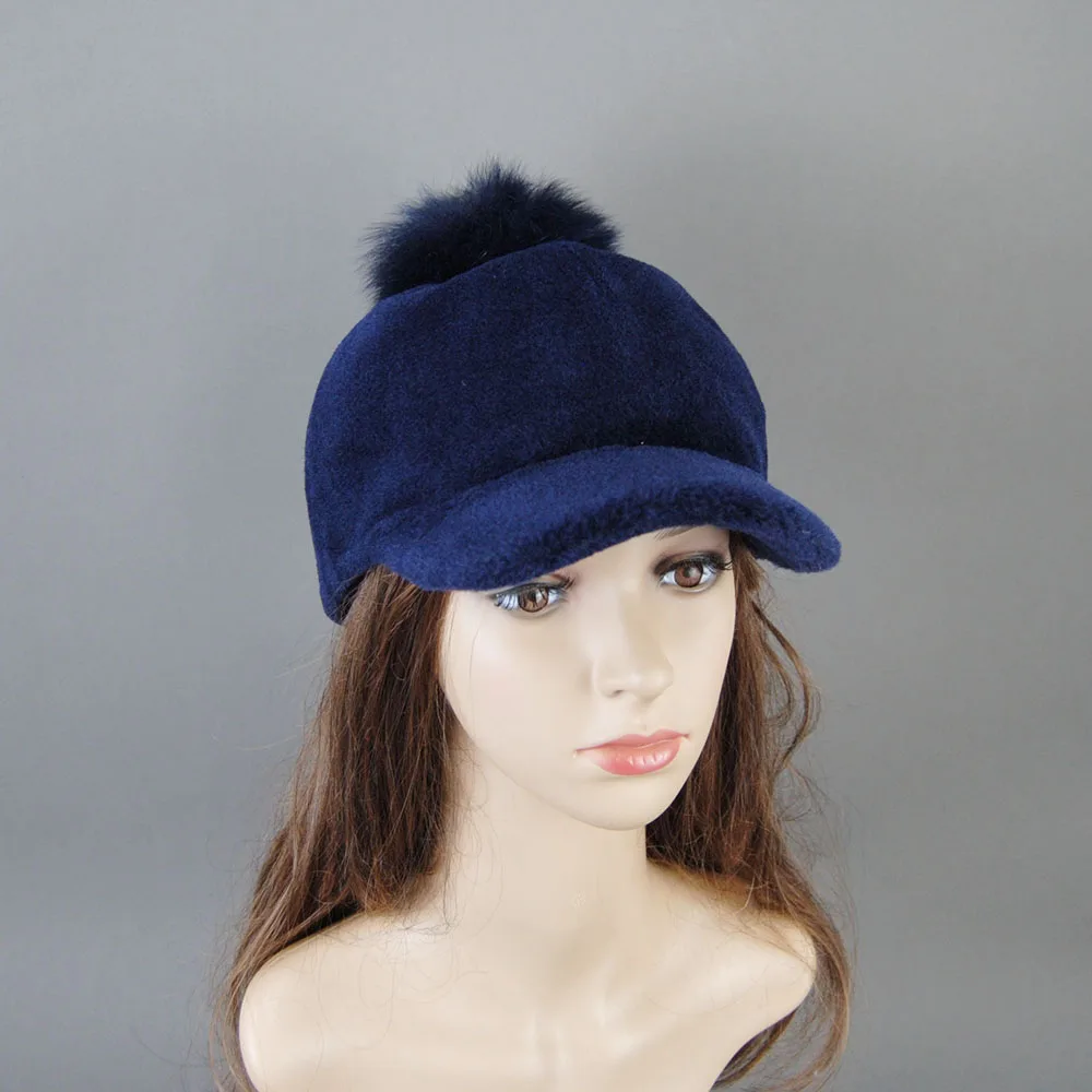 2023 New Winter Autumn Women Lamb Fur Caps Thicken Warm Solid Baseball Cap Female Velvet Kpop Gorras Fashion Wild Peaked Hat