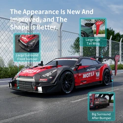 Cross border 2.4G remote-controlled four-wheel drive electric toy car, high-speed racing drift, off-road children's car model GT