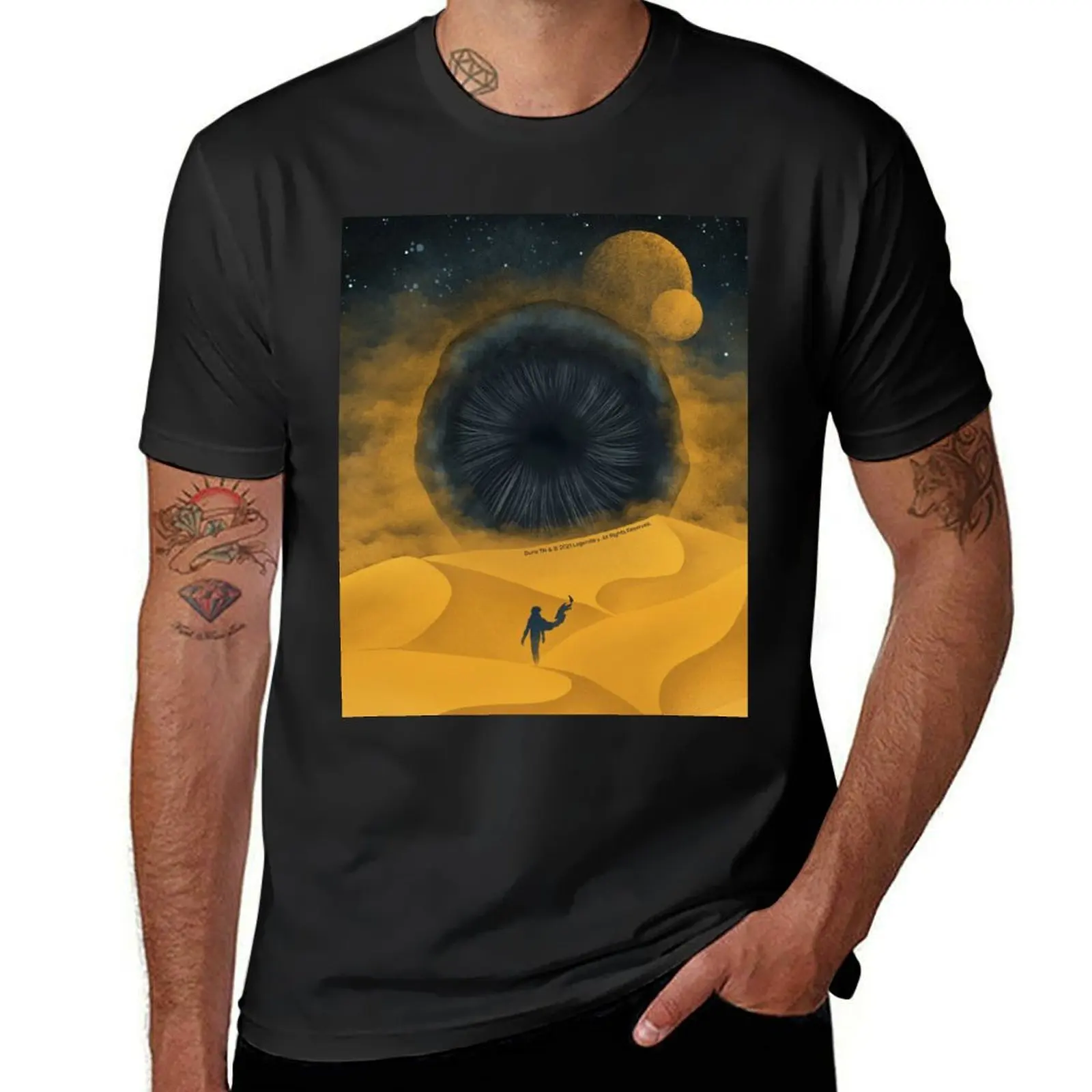 Футболка The Great Shai-Hulud, Yellow Sand, новые подарки и футболки, хлопковые мужские футболки, забавная рубашка, хлопковые футболки для мужчин, хлопок