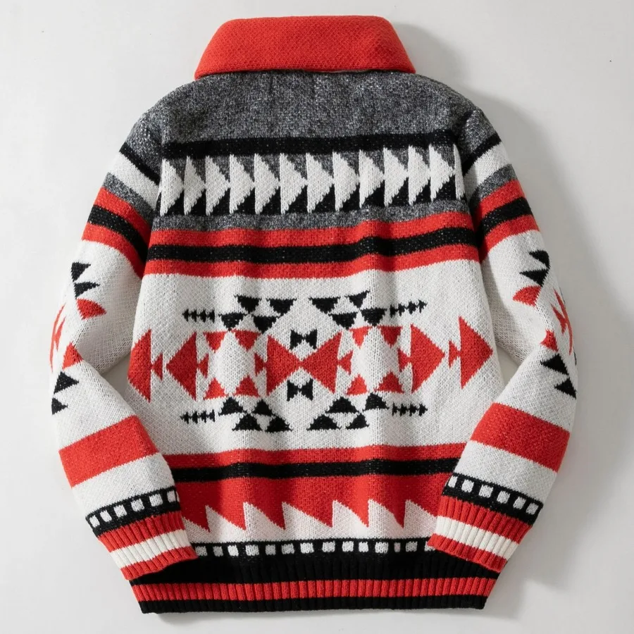 Nuevo 2025 suéteres de punto para hombre, chaquetas, Otoño Invierno, cárdigan de manga larga, suéteres, abrigos casuales, chaqueta, ropa de punto para hombre