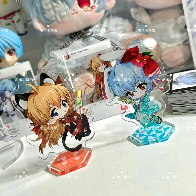 EVA Acrylic Stand Figure Ayanami Rei Asuka Langley Soryu Anime Peripherals Desktop Cute Originality Ornament Good-looking Gift