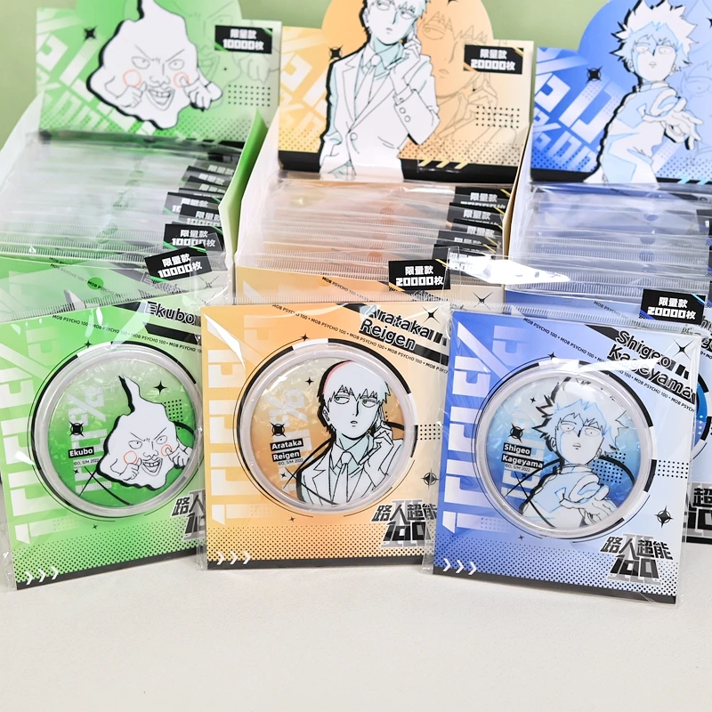 أنيمي موبو سايكو هياكو الدمل كاجياما شيجيو ريجن أراتاكا الغوغاء النفسي 100 تأثيري الكرتون شارة قلادة بروش شعار هدية