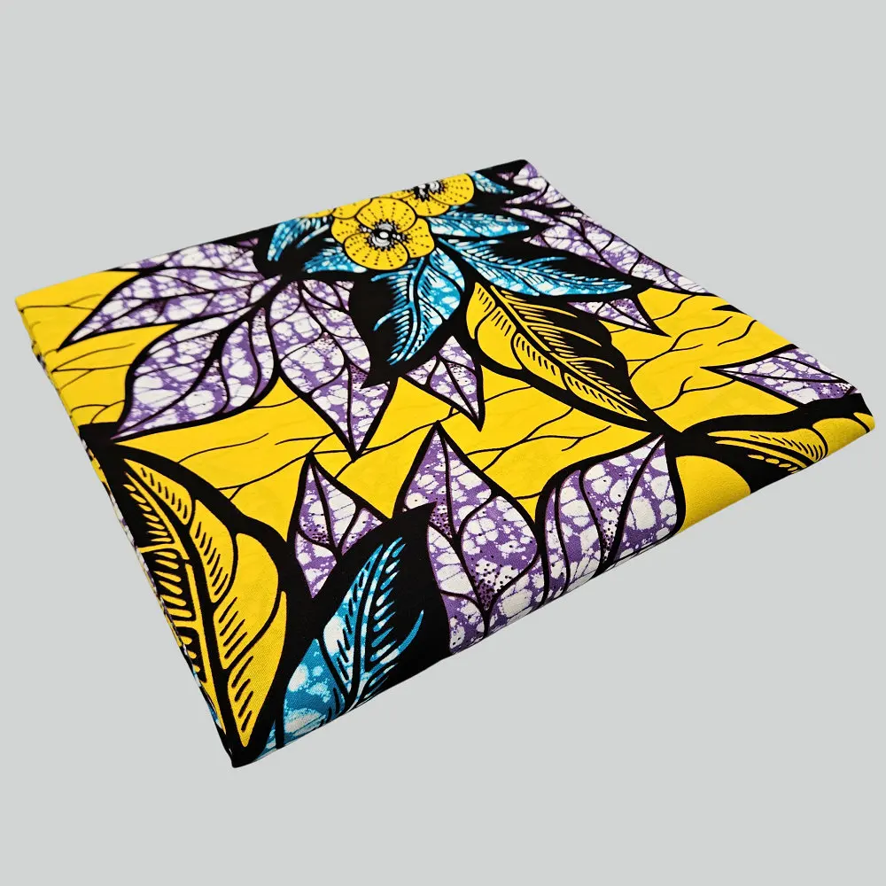 New collection veritable super Holland wax print fabric, 100% cotton African loincloth, wax clothing for garment, dress, uniform view 3