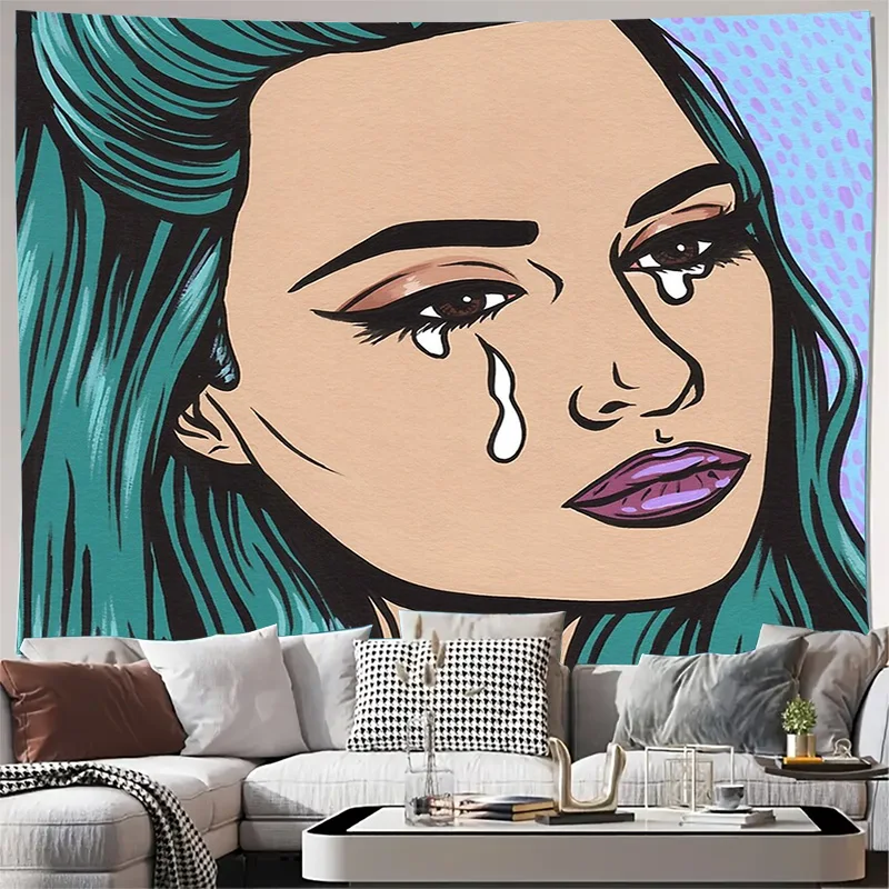 

unframed Anime Wall Tapestry Aesthetic Room Decor Grunge Vaporwave Wall Hanging Japanese Style Tapestry Bedroom Decoration Home