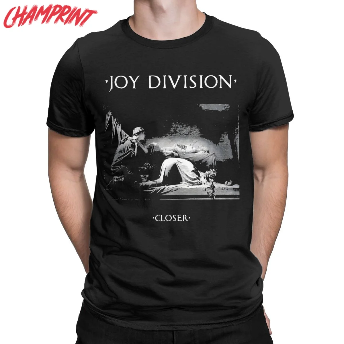 Funny Joy Division Love Will Tear Us Apart T-Shirt Men Crew Neck Cotton T Shirt Short Sleeve Tee Shirt Plus Size Clothing