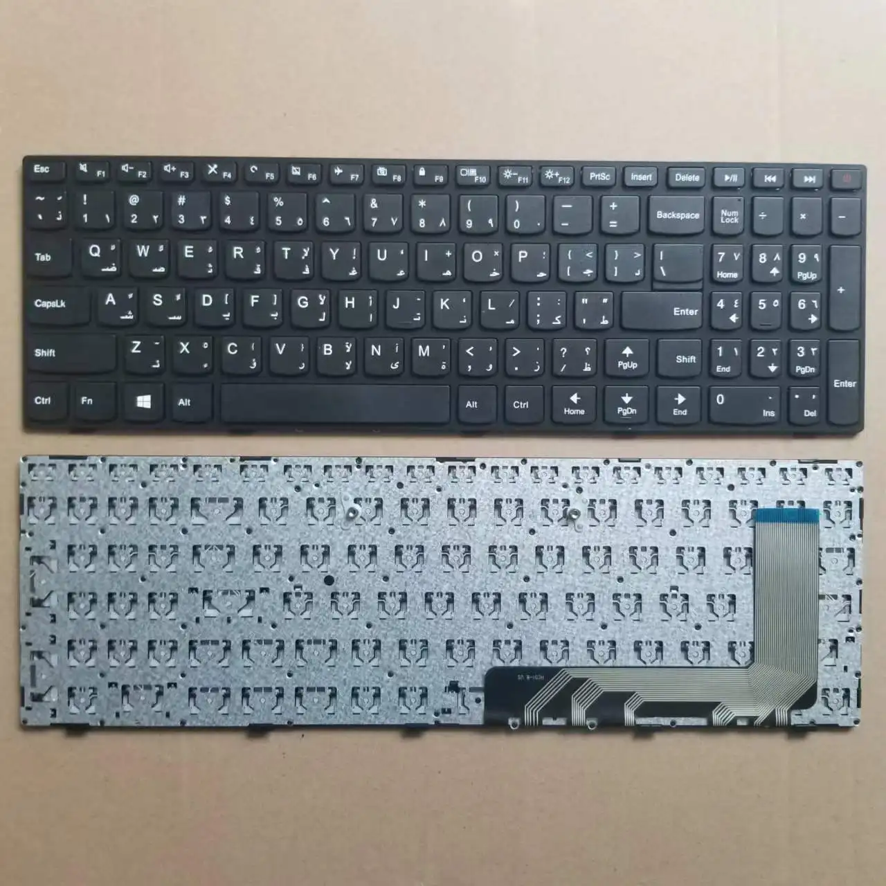 Nuevo teclado árabe para Lenovo Ideapad 110-15ISK 110-17acl 110-17IKB 110-17ISK V110-17IKB V110-17ISK AR لوحة المفاتيح.