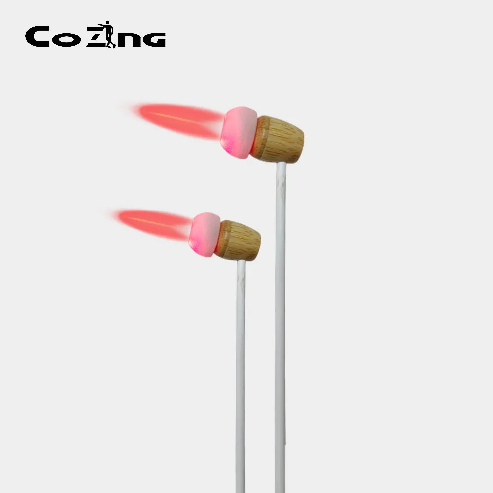 Tinnitus Earplug Otitis Media Laser Therapy Ear Canal Laser Physiotherapy Line 650nm Wavelength Physiotherapy Instrument