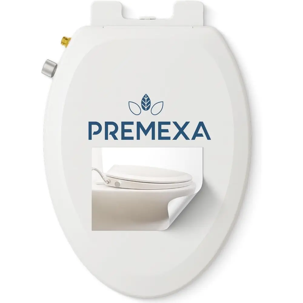 

Bidet Toilet Seat or Elongated Toilets, Non-Electric, Dual Nozzle, Sot Close, Sel-Cleaning, Ambient Water Temperature, Easy Inst