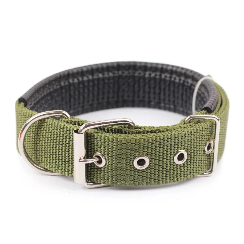 Solid Dog Collars Nylon Dog Collar For Small Medium Large Dogs Teddy Keji Pitbull Bulldog Beagle