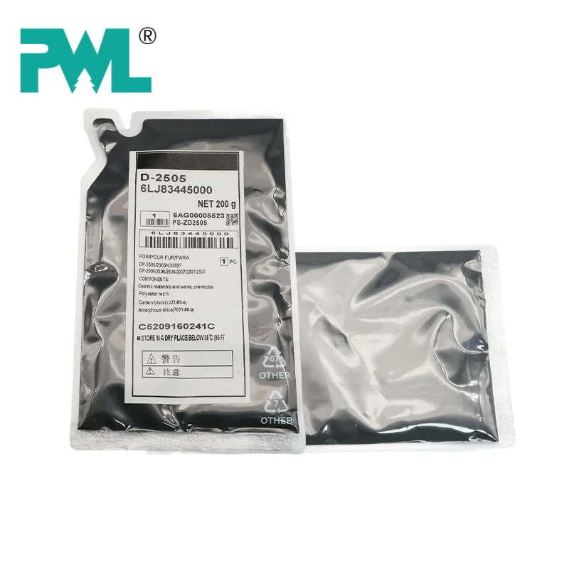 1 Uds D2505 polvo desarrollador para Toshiba D 2505 2505H 2505F 2006 2306 2506 2307 2507 suministros de copiadora de alta calidad negro 200g