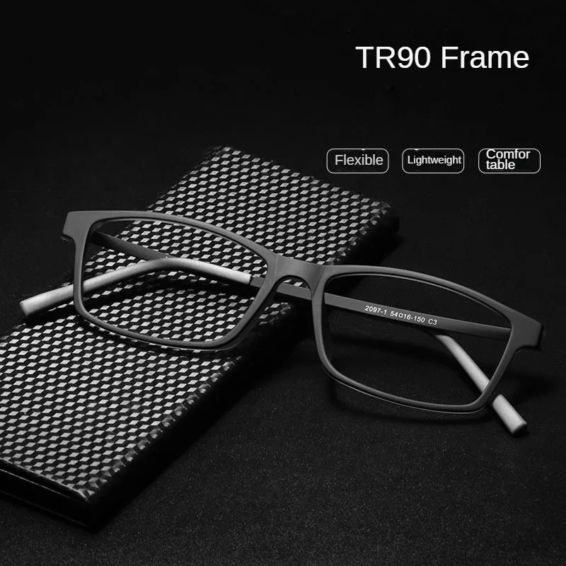 2097-1 Ultra Light TR Small Flat Frame Eyeframe Men's Frame Super Elastic Alloy Frame Optical Frame Myopia Glasses Frame Men