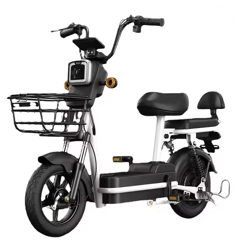 QQA Electric bike, electric city bike 350W, 500 power, 12V, 48V voltage, 14 inches 20 inches adult city kick electric bike