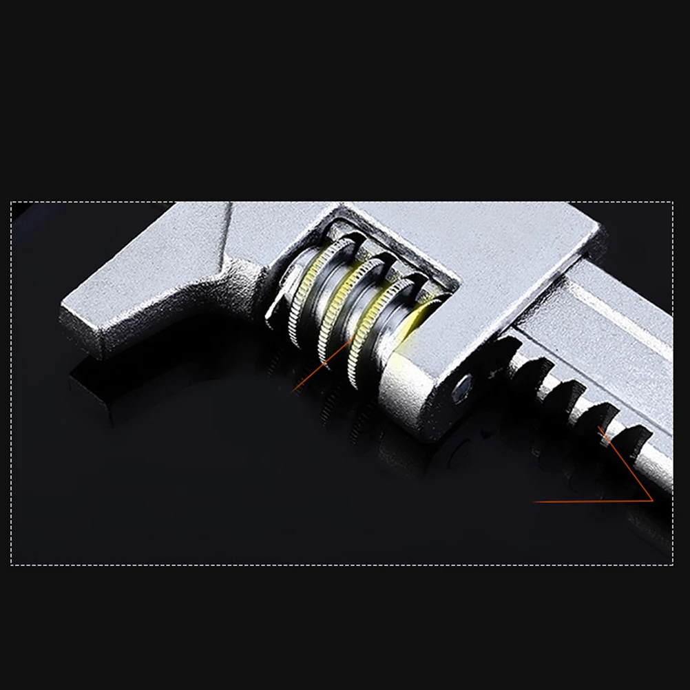 

63Mm Large Opening F Type Right Angle Adjustable Wrench Pliers 9 Inch Plumbing Hand Ergonomic Anti Slip Spanner For