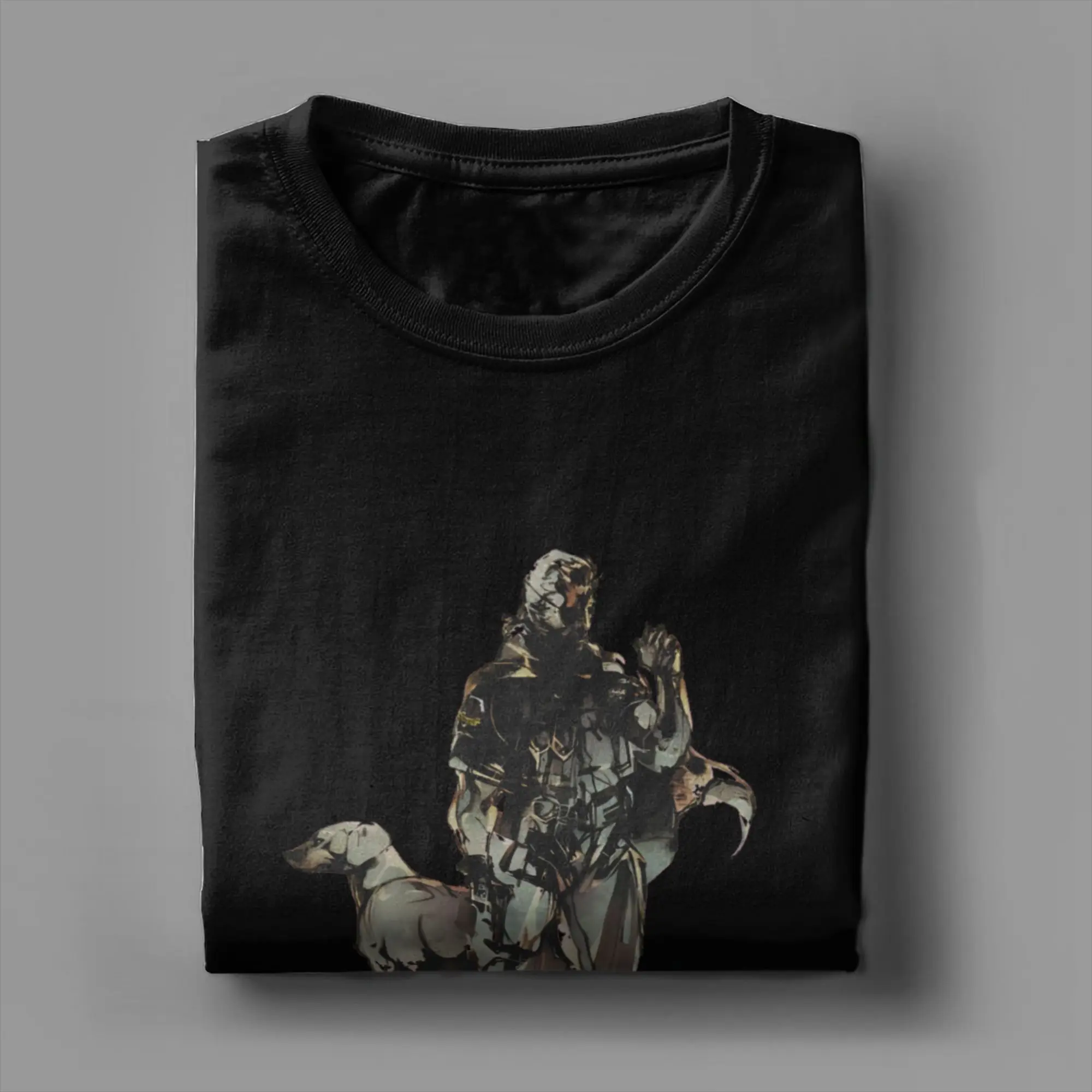 الرجال ميتال جير الصلبة الخامس فانتوم الألم تي شيرت 100% ملابس علوية من القطن مجنون قصيرة الأكمام س الرقبة تي شيرت الصيف تي شيرت