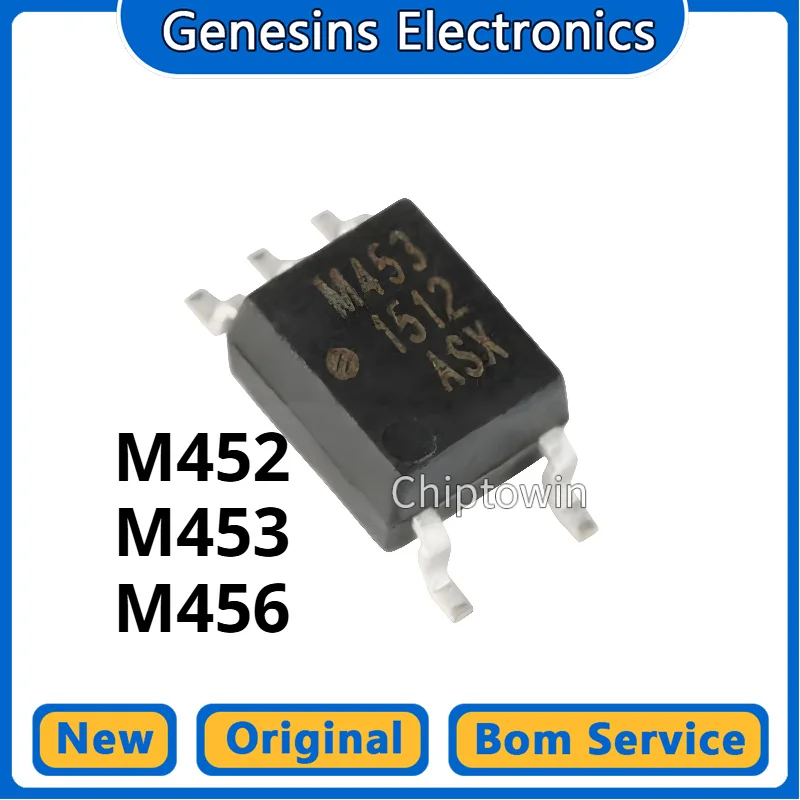 5/50/500 pcs HCPL-M453 HCPL-M452 HCPL-M456 SOP-5 Optocoupler W7